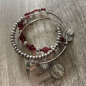Alex and Ani special edition Snow White bracelet set.